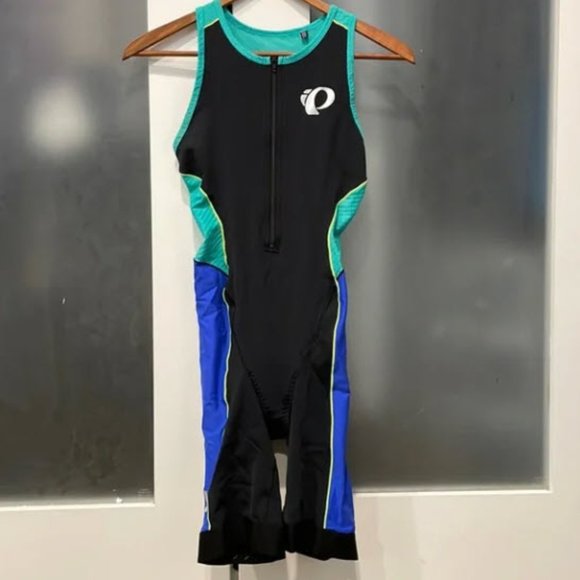 Pearl Izumi Women's Elite Pursuit Tri Suit (NO Bra) - Size Med - Dazzling Blue - Picture 6 of 10